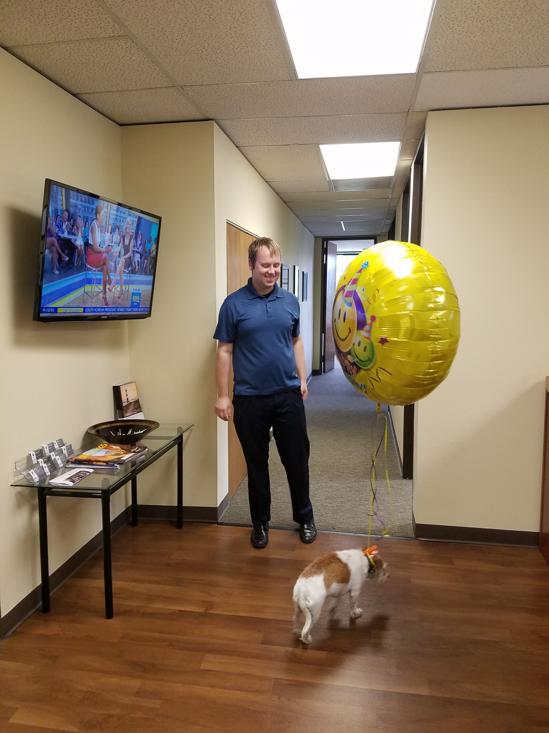 Wait, another office birthday?