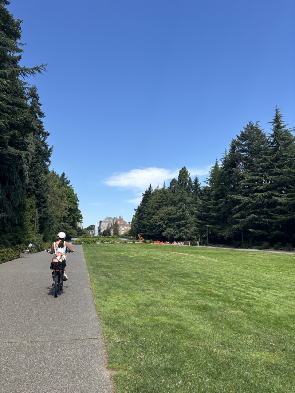 Just biking with my mom and dad’s not god son. Where is Matt Damon anyway?
